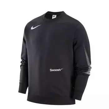 Мужской пуловер с круглым вырезом и принтом логотипа Nike, серый FB1960-060 S
