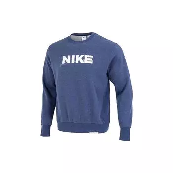 Мужской пуловер с круглым вырезом и принтом логотипа Nike, синие топы FB1831-410 XXXL