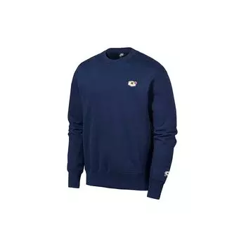 Мужской пуловер с логотипом Nike Sportswear, топы Obsidian CU4264-410 XL