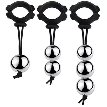 Мужской Pure Physical Penis Weight Stretching Equipment JJ Exercise Masturbation Device Sex Sex Product Adult Sex Toys Silicone sheet25mm-Conduc