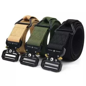 Мужской ремень для улицы, многофункциональный ремень, высококачественный холст для нейлона, мужские роскошные ремни, женские спортивные джинсы, нейтральные ремни 125cm