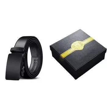 Мужской ремень с автоматической пряжкой, модный ремень, ремень для джинсов с подарочной коробкой, мужские аксессуары