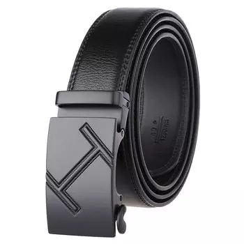 Мужской ремень с автоматической пряжкой, ремень Ly36-21729-1 110-130CM