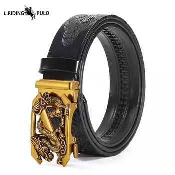 Мужской ремень с автоматической пряжкой, властный ретро-ремень с резьбой, личностный, модный брючный ремень 115cm