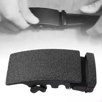 Мужской ремень с пряжкой-храповиком, регулируемый 36 мм для брюк, джинсов, аксессуаров для одежды чёрный