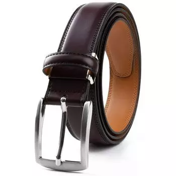 Мужской ремень с пряжкой из натуральной кожи | Кожаный ремень для мужчин Классические модели для работы и делового повседневного использования