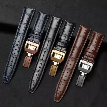 Мужской ремешок из натуральной кожи для часов Portofino, Pilot, Little Prince и португальских хронографов Width 22*18MM