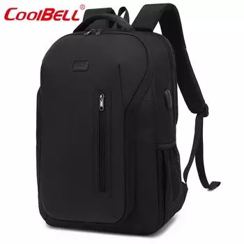 Мужской рюкзак 31 л, большой емкости, черный, водонепроницаемый, подходит для ноутбука 17/17,3 дюйма, с портом зарядки USB, открытие на 180°, эквивалентен чемодану 18 дюймов чёрный