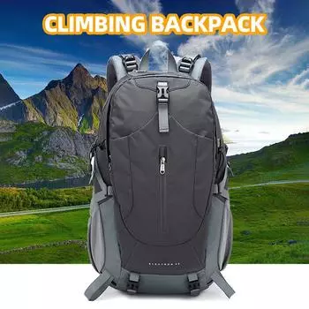 Мужской рюкзак 40л, нейлоновый водонепроницаемый повседневный рюкзак для путешествий на открытом воздухе, женский рюкзак для пешего туризма, кемпинга, альпинизма, молодежные спортивные сумки 54x30x20cm