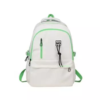 Мужской рюкзак большой емкости, легкая студенческая школьная сумка чёрный