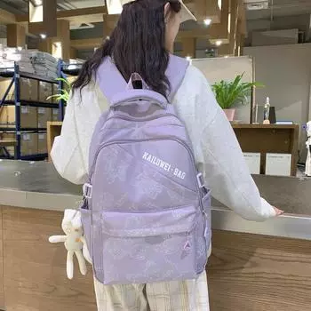 Мужской рюкзак большой емкости с медвежьим принтом, женский рюкзак, студенческий школьный рюкзак зелёный