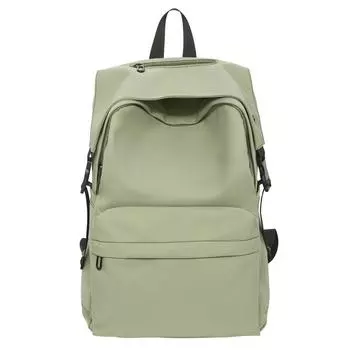 Мужской рюкзак большой емкости, женский однотонный рюкзак для школьников младших и старших классов чёрный