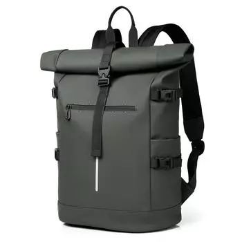 Мужской рюкзак большой вместимости, дорожный рюкзак для компьютера, студенческий школьный рюкзак зелёный