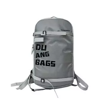 Мужской рюкзак большой вместимости, водоотталкивающая дорожная сумка, многофункциональная сумка через плечо светло-серый