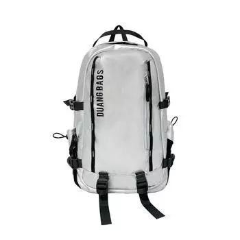 Мужской рюкзак большой вместимости, женская дорожная сумка для активного отдыха на короткие расстояния, многофункциональная спортивная сумка серебряный