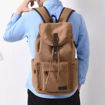 Мужской рюкзак для альпинизма на открытом воздухе, большая вместительная дорожная сумка, сумка для компьютера, школьная сумка для школьников чёрный