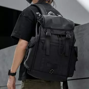 Мужской рюкзак для компьютера, студенческий рюкзак для поездок на работу и путешествий, рюкзак Niche чёрный