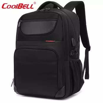 Мужской рюкзак для ноутбука 17/17,3 дюйма, 33 л, большой емкости, черный, водонепроницаемый, с портом зарядки USB, эквивалентен чемодану 18 дюймов чёрный