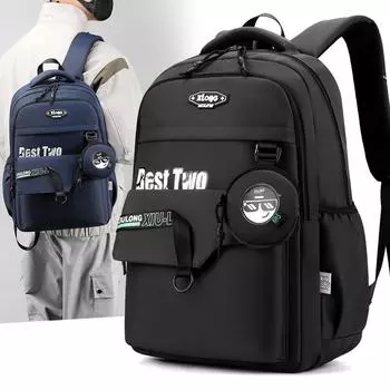 Мужской рюкзак для средней школы, кампус, уличный рюкзак для путешествий, студенческий школьный рюкзак