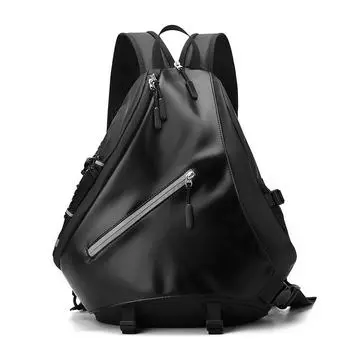 Мужской рюкзак многофункциональная сумка через плечо большой вместимости нагрудная сумка сумка для езды чёрный