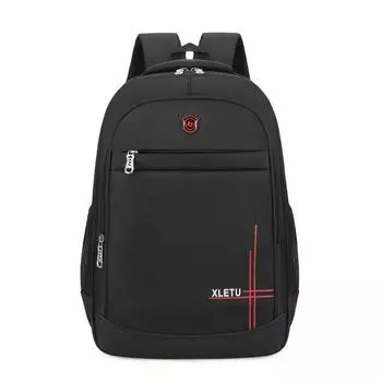 Мужской рюкзак New City Simple большой емкости для путешествий и школы, деловой сумки чёрный