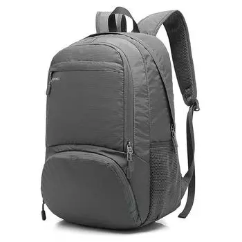 Мужской рюкзак POSO легкий/складной/водонепроницаемый рюкзак для ноутбука 15,6 дюймов школьные сумки для мальчиков полиэстер синий/серый PS-701
