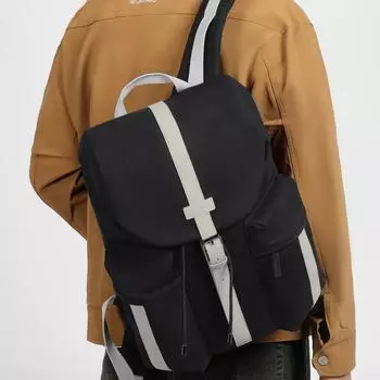 Мужской рюкзак прочный для отдыха и поездок на работу большой емкости компьютерный рюкзак сумка чёрный