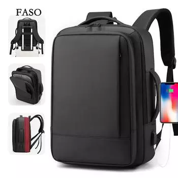 Мужской рюкзак, рюкзак, рюкзак, удлиненный рюкзак, модный рюкзак, мужская сумка для компьютера в дорогу чёрный