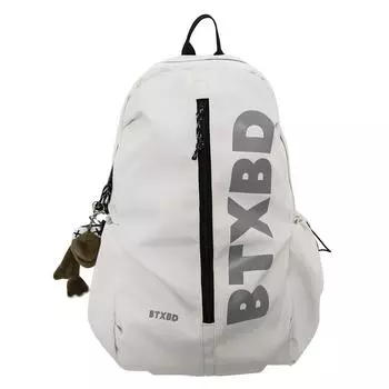 Мужской рюкзак с буквенным принтом, женский рюкзак большой вместимости, школьный рюкзак для студентов кампуса чёрный