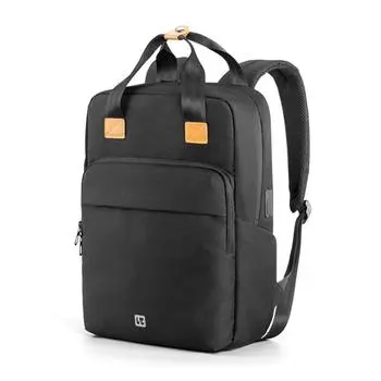Мужской рюкзак в повседневном стиле, портативный рюкзак для ноутбука 15,6 дюйма, черный F3617W чёрный