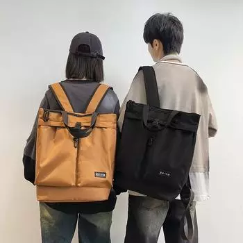 Мужской рюкзак, женская сумка для поездок на работу, однотонный, большой емкости, водоотталкивающий нейлоновый рюкзак армия зеленый