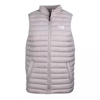 Мужской серый пуховик без рукавов на молнии DEELUXE 74