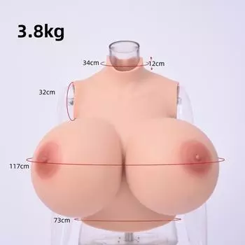 Мужской сексуальный костюм для косплея, псевдо-одежда, силиконовая искусственная грудь, невидимое эротическое сексуальное нижнее белье для ролевых игр One Size