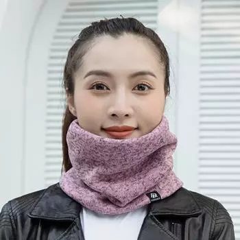 Мужской шарф, зимний, плюшевая подкладка, однотонный шарф, однотонный, с логотипом, утолщенный бархат, теплый, вязаный, шейный платок темно-красного