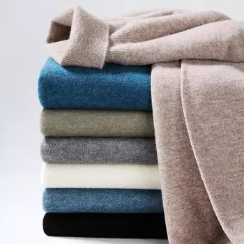 Мужской шерстяной свитер из 100% чистой шерсти, осенне-зимний мужской свитер с высоким воротом, без кашемира, внутренняя часть из шерсти мериноса M