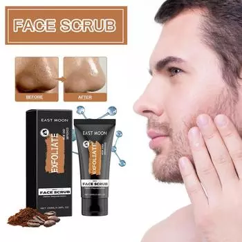 Мужской скраб для лица Глубоко очищающий отшелушивающий скраб для лица 100ml
