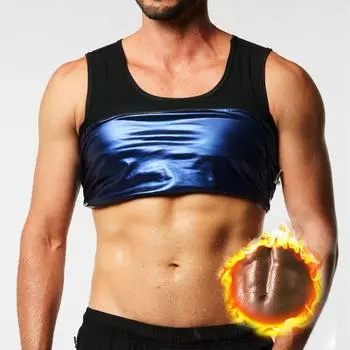 Мужской спортивный фитнес-жилет с отводом пота S-M