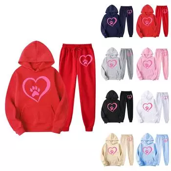 Мужской спортивный костюм с капюшоном, унисекс, двухсекционная одежда для бега, пуловер с длинными рукавами, толстовки с капюшоном + комплект спортивных штанов XXXL чёрный