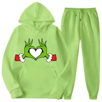 Мужской спортивный костюм с капюшоном, унисекс, двухсекционная одежда для бега, пуловер с длинными рукавами, толстовки с капюшоном + комплект спортивных штанов XXL красный