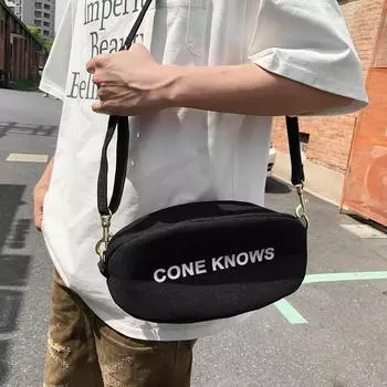 Мужской спортивный рюкзак через плечо, женская японская нагрудная сумка, мужская сумка через плечо, мобильный телефон, женская маленькая сумка через плечо синий