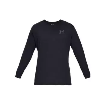 Мужской спортивный топ с длинным рукавом Under Armour Sportstyle, черный 1329585-001 XXXL