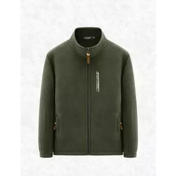 Мужской спортивный топ с воротником-стойкой, ветрозащитный теплый кардиган с длинными рукавами, мужское пальто XL