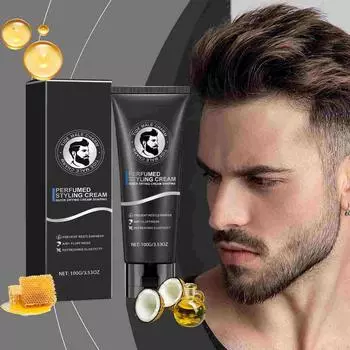Мужской Стайлинг Свежие Волосы Стайлинг Долговечный Стайлинг Гель для Укладки Волос Мужской Гламур Стайлинг, 100 г One Size белый