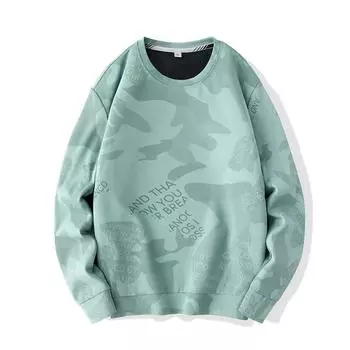 Мужской свитер больших размеров, осенне-зимний камуфляжный свитер с круглым вырезом и длинными рукавами 8XL