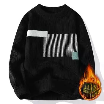 Мужской свитер осень/зима высокого качества, модный трендовый свитер для мужчин, повседневный, удобный, теплый, доступны три цвета XXXL