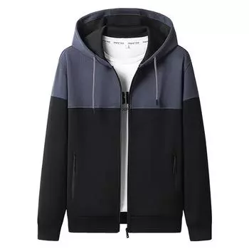 Мужской свитер, пальто, кардиган, универсальный модный топ с капюшоном больших размеров 8XL