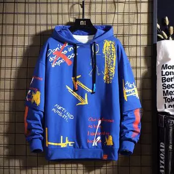 Мужской свитер Повседневный свитер с капюшоном Мужской пуловер-свитер XL