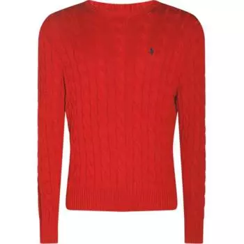 Мужской свитер с круглым вырезом и вышитым логотипом Polo Ralph Lauren 710775885-023 M