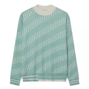 Мужской свитер с круглым вырезом, легкие толстовки, вязаный пуловер для повседневной или нарядной одежды S небесно-голубой