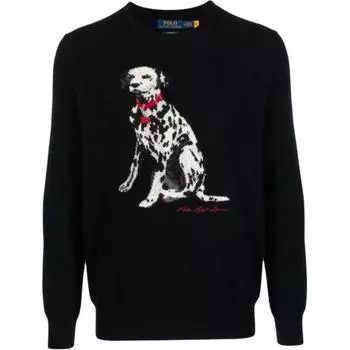 Мужской свитер с круглым вырезом Polo Ralph Lauren Dog Pattern Printed 710916797-001 L